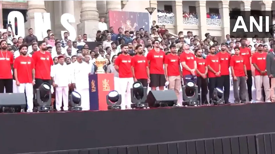 RCB Fecilitation programme at Vidhan Soudha 