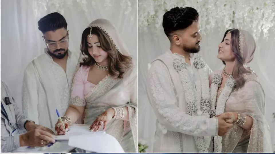 Hina Khan marries Rocky Jaiswal 