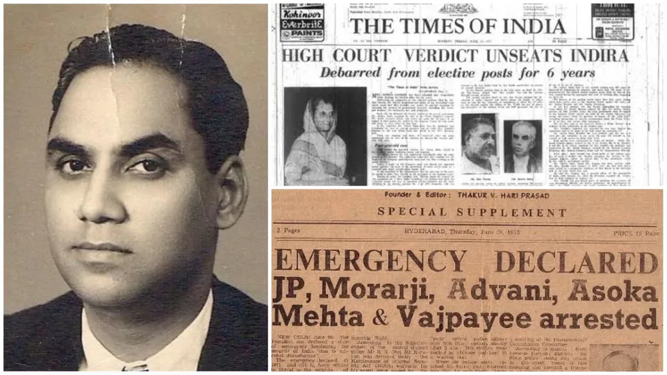 Justice Jagmohanlal Sinha Indira Gandhi