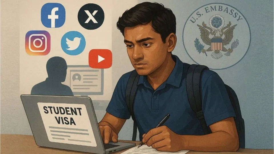 US Visa Social media