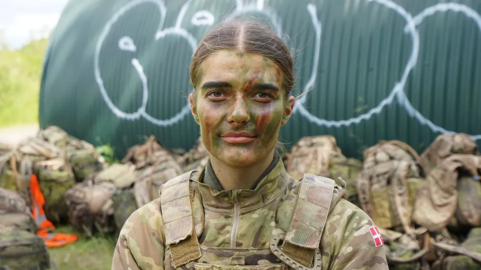 Danish military women Anne Sofie Royal Danish Army Hovelte