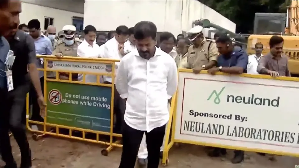 Revanth Reddy Sigachi Industries Fire