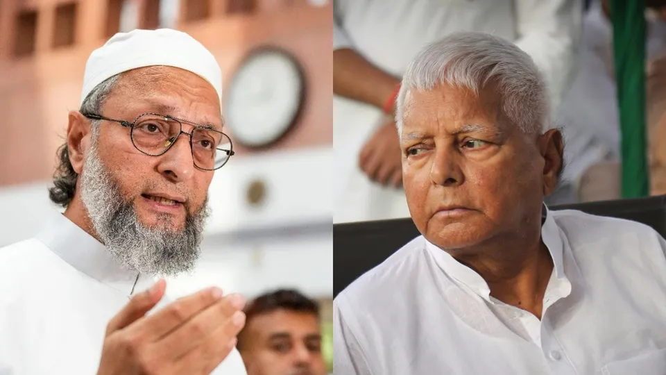 Asaduddin Owaisi Lalu Prasad Yadav