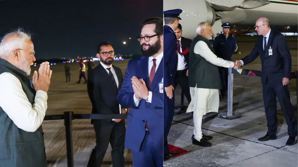 Narendra Modi arrives in Brazil on Saturday, July 5, 2025.
