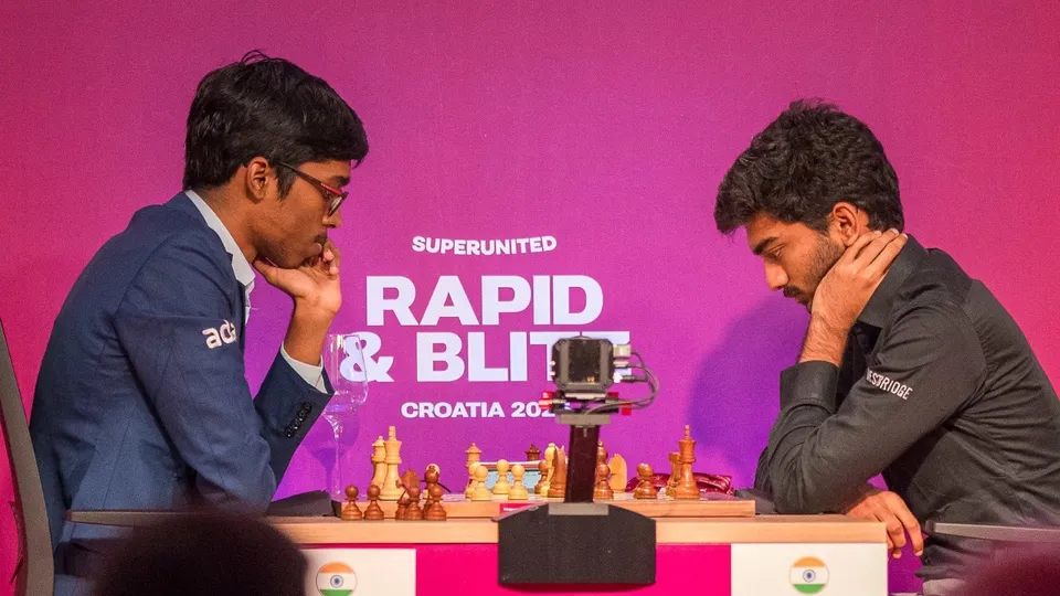 R Praggnanandhaa and D Gukesh