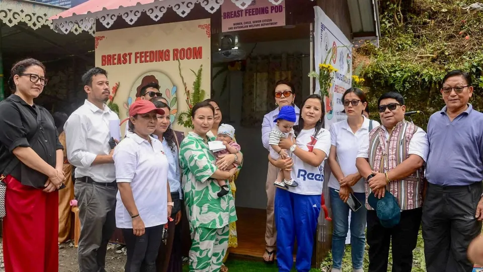 Breastfeeding pods in Sikkim