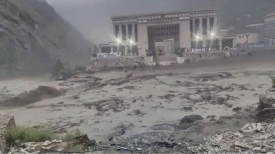 Nepal-China border bridge