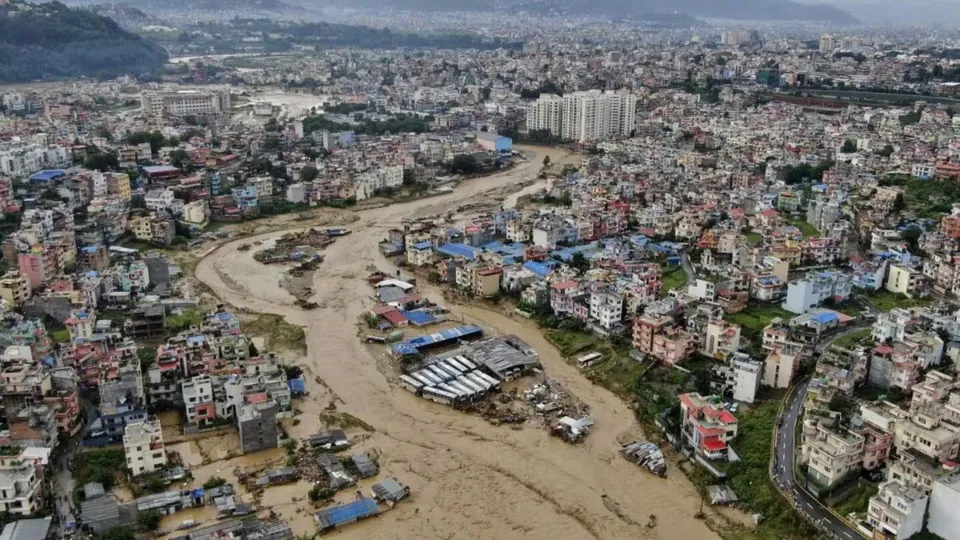 Nepal-China Border Bridge Nepal Floods