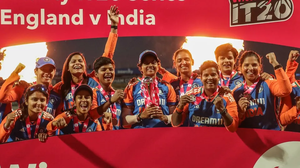 India win T20 Women Cricket series against England on Saturday, July 12, 2025.