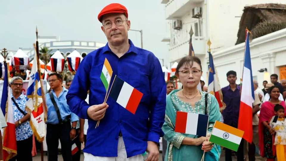 French National Day parade in Puducherry