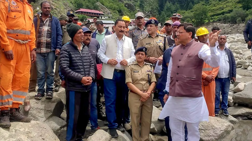 Pushkar Singh Dhami Dharali Disaster