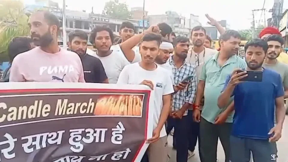 Bhiwani teacher’s murder- Public on streets as law and order ‘crumbles’ under Saini
