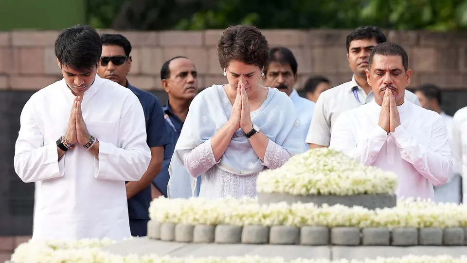 Rajiv Gandhi Priyanka Gandhi Raihan Vadra Robert Vadra