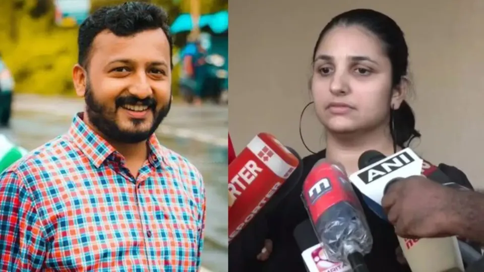 Rahul Mamkootathil Rini Ann George
