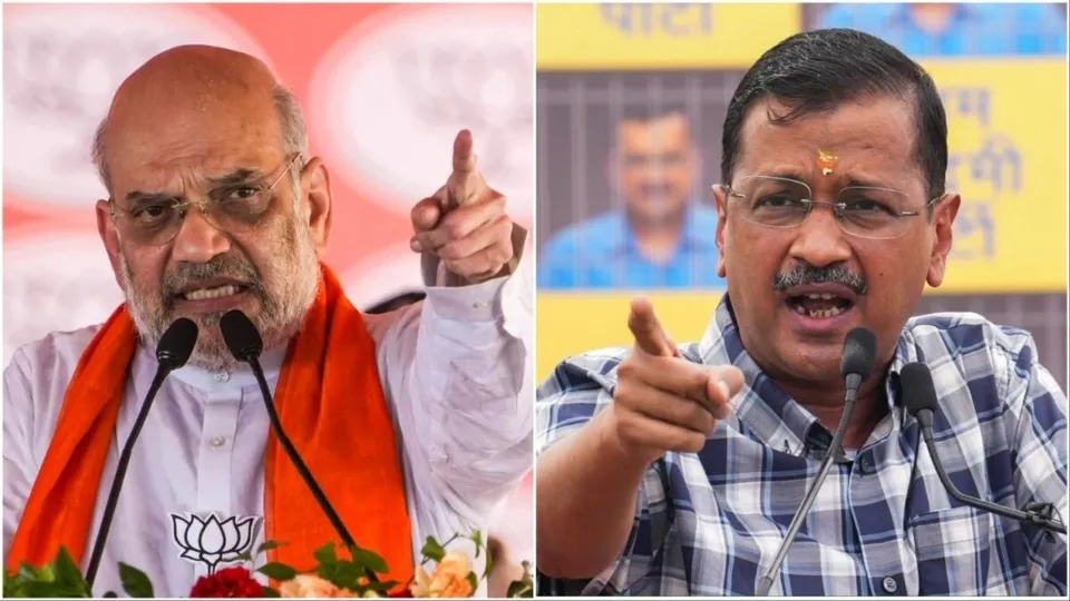 Amit Shah Arvind Kejriwal