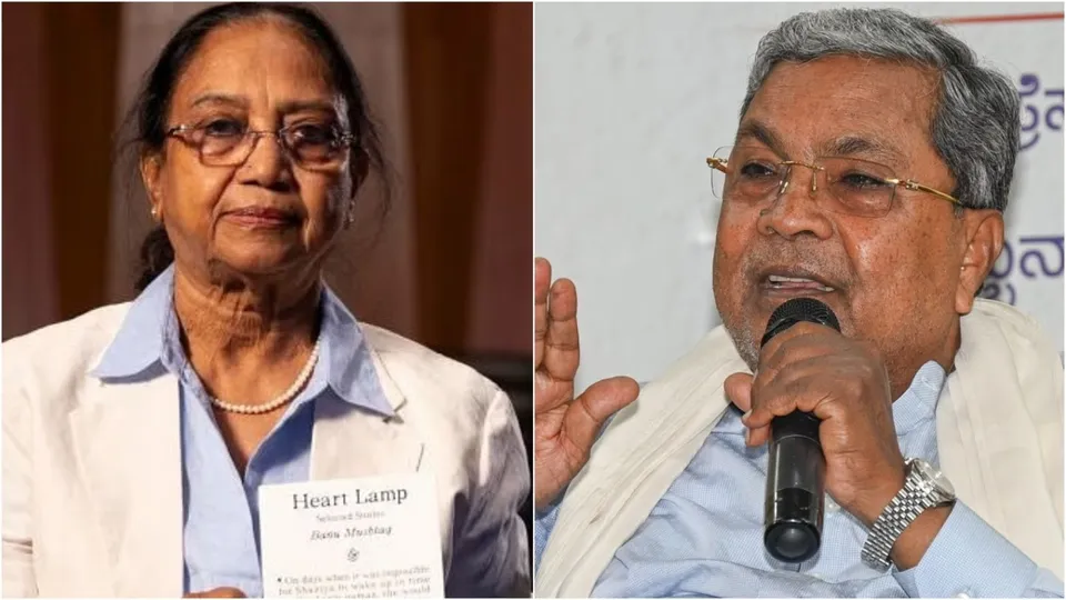 Siddaramaiah Banu Mushtaq Mysuru Dasara