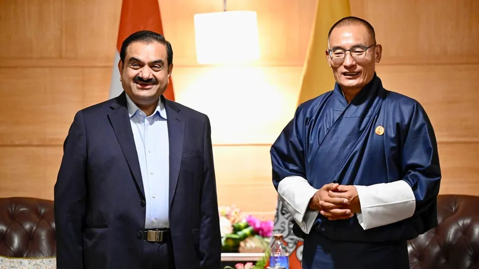 Gautam Adani Tshering Tobgay Adani Bhutan