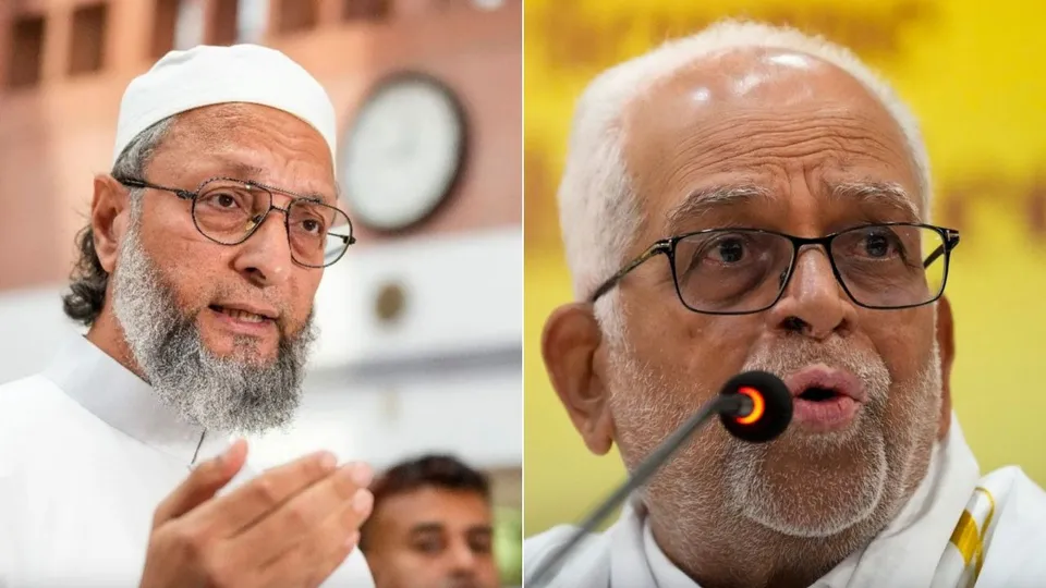 Asaduddin Owaisi and B Sudershan Reddy