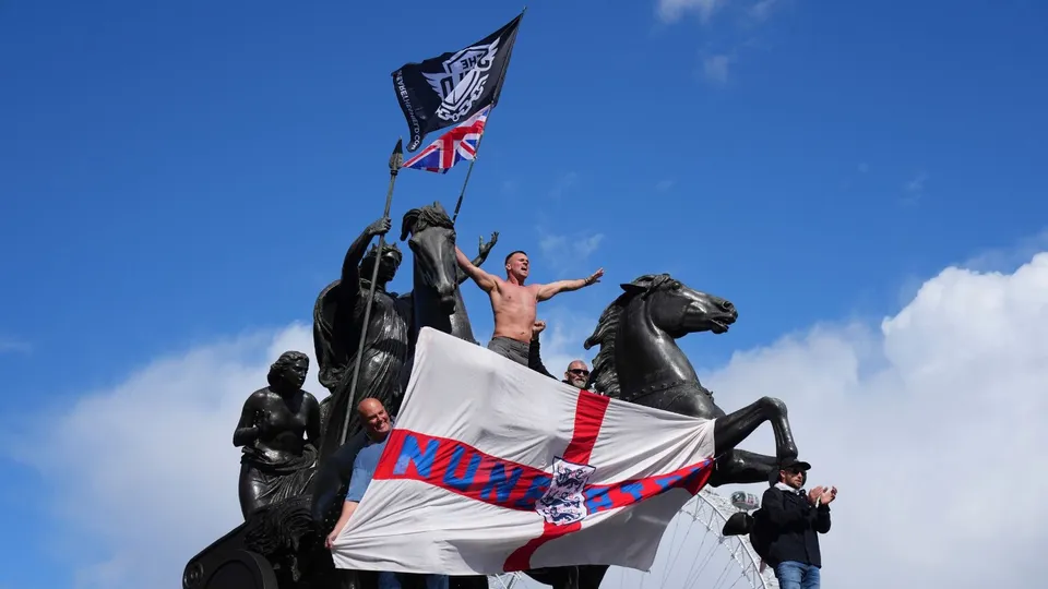 Britain Protest MAGA Protest London Protest Far Right Protest