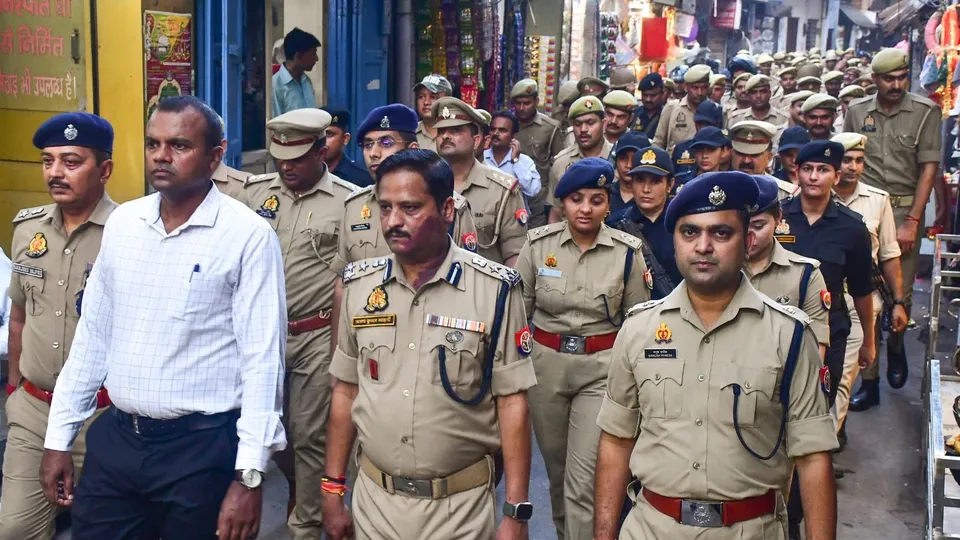 Bareilly Police Flag March