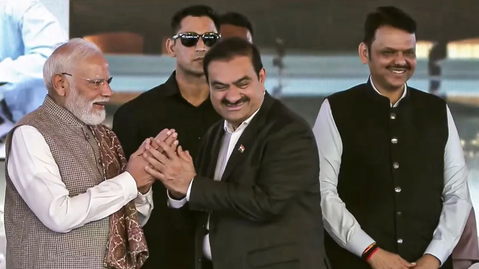 Narendra Modi Gautam Adani Modani Navi Mumbai Airport