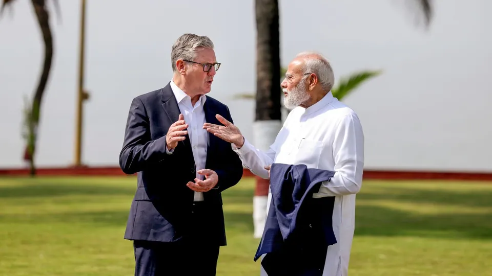 Narendra Modi Keir Starmer India UK