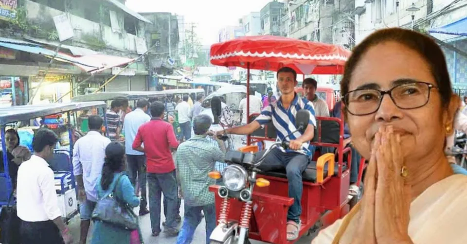 west bengal e-rickshaws mamata