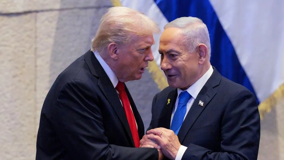 Donald Trump Benjamin Netanyahu Israel Palestine Ceasefire