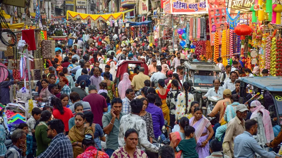 Indian Population Indian Markets Diwali Shopping Dhanteras Local Trade Indian Economy