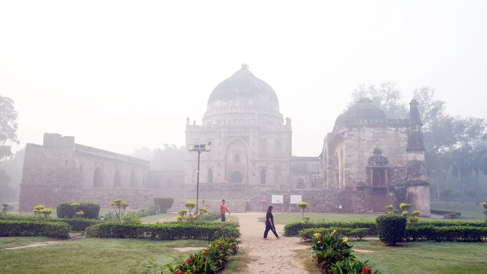 Delhi Pollution Delhi Winters Delhi Smog Delhi Air Quality AQI Lodhi Garden Delhi Weather
