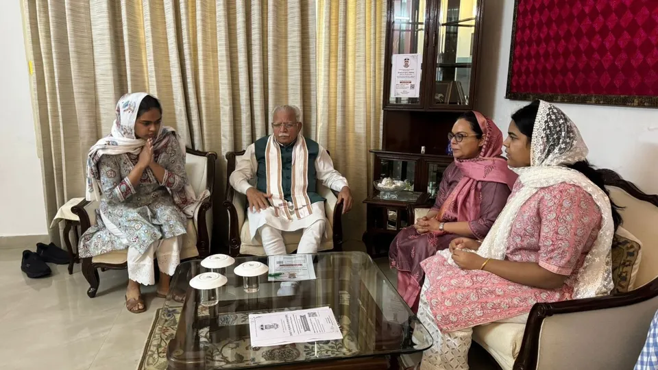 Manohar Lal Khattar IPS Y Puran Kumar