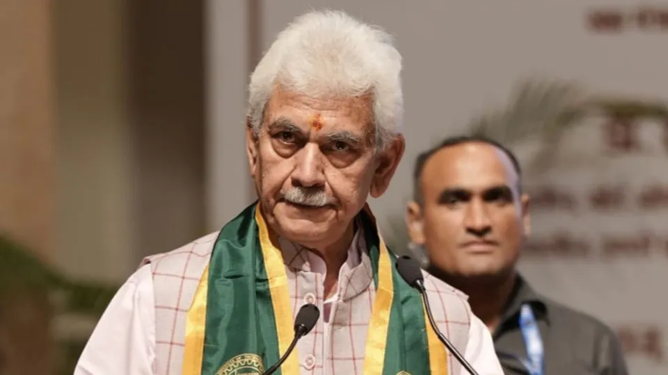 Jammu and Kashmir Lt Governor Manoj Sinha