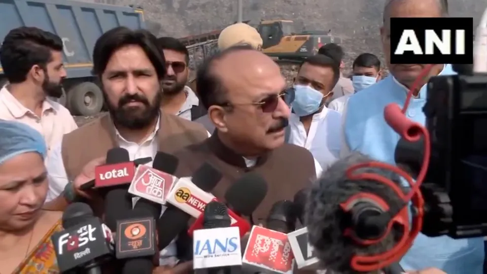 Ashish Sood at Bhalswa landfill on Thursday, Nov 13, 2025.