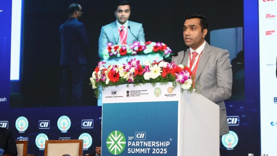 Karan Adani CII Partnership Summit Andhra Pradesh Adani Group
