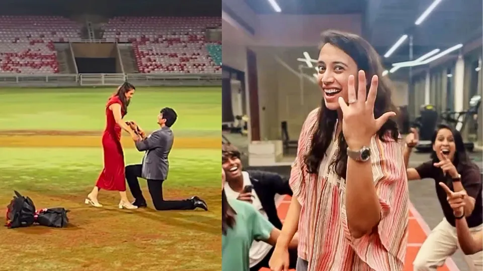 Smriti Mandhana Palash Mucchal Engagement