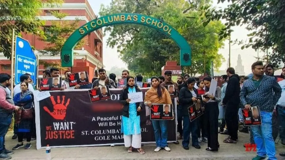 St Columbas School Suicide Case Protest