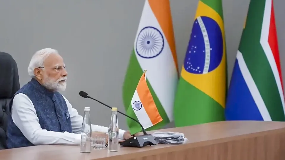 Prime Minister Narendra Modi in Johannesburg