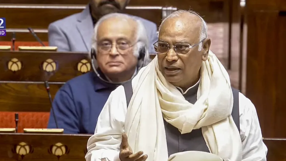 Mallikarjun Kharge Parliament Winter Session