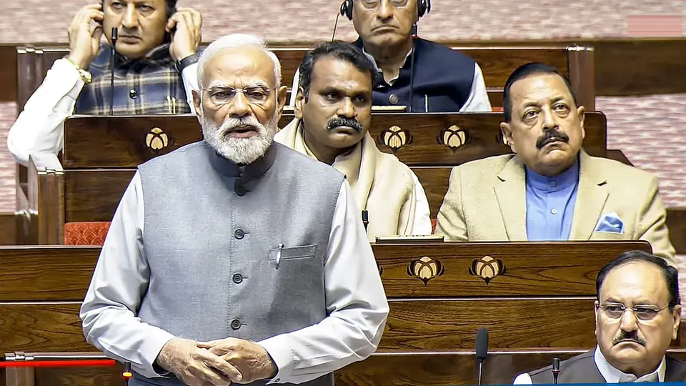 Narendra Modi Rajya Sabha Parliament Winter Session