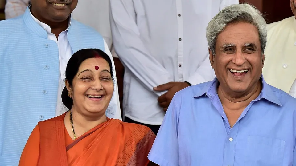 Sushma Swaraj Bansuri Swaraj Swaraj Kaushal