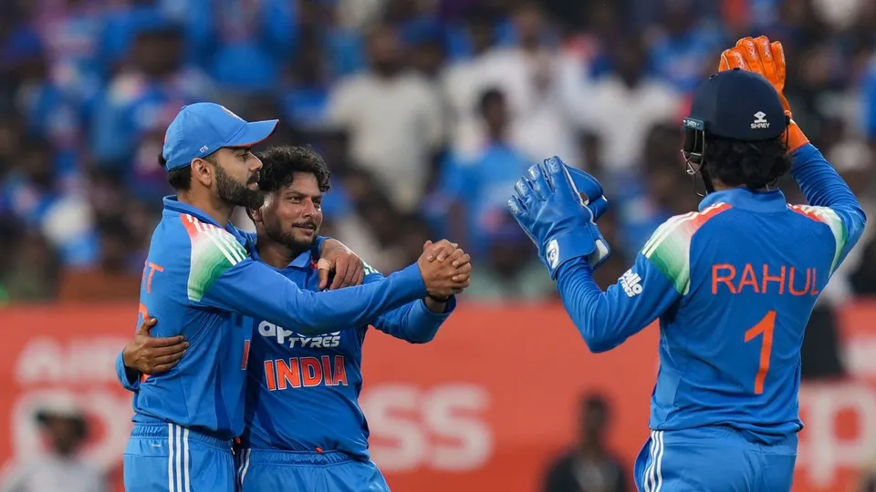 Kuldeep Yadav Virat Kohli KL Rahul