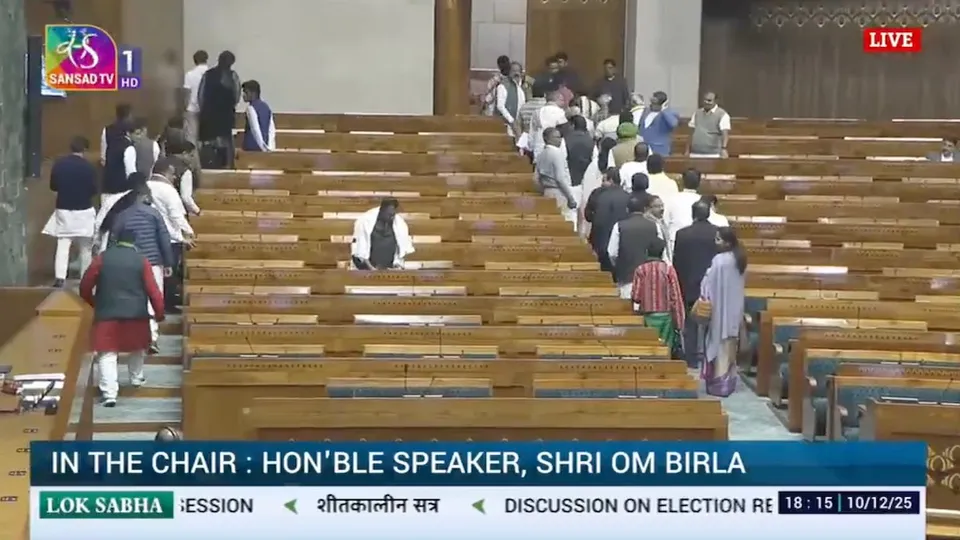 opposition walk out sir debate