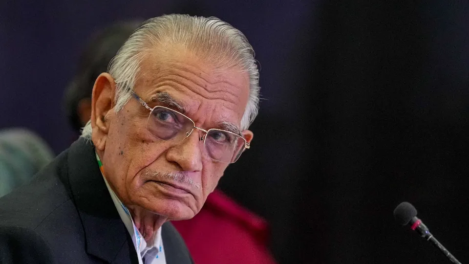 In this Nov. 7, 2022 file photo, former Lok Sabha speaker Shivraj Patil during a round table discussion and clarion call for National Legislators' Conference (NLC) - 2023, in New Delhi.