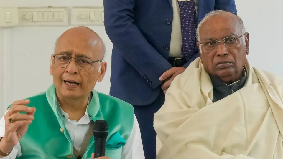Abhishek Manu Singhvi Mallikarjun Kharge
