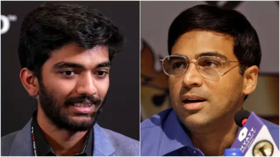 D Gukesh vs Viswanathan Anand