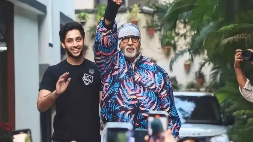 Agastya Nanda Amitabh Bachchan
