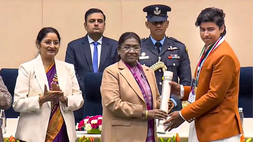 Vaibhav Suryavanshi Rashtriya Bal Puraskar