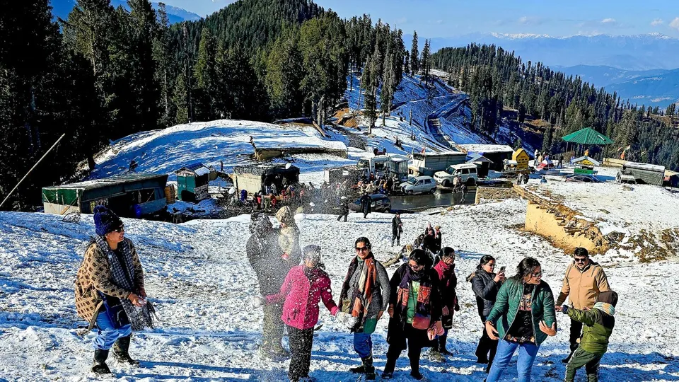 Bhaderwah Snowfall Jammu And Kashmir Snowfall