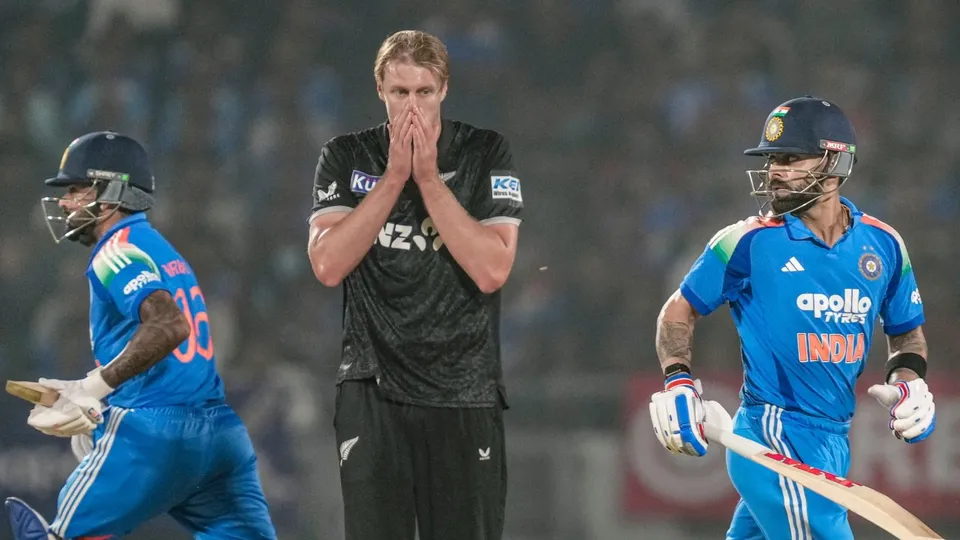 Virat Kohli Shreyas Iyer Kyle Jamieson India vs New Zealand