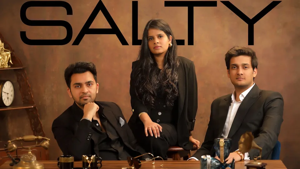 Salty co-founders Sonaal Goel, Twisha Gupta and Kanishka Garg